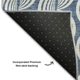 thumbnail image 5 of Addison Rugs Mayfield Premium Machine Washable Transitional Swirls Denim Rectangle Rug, 8' x 10', 5 of 6