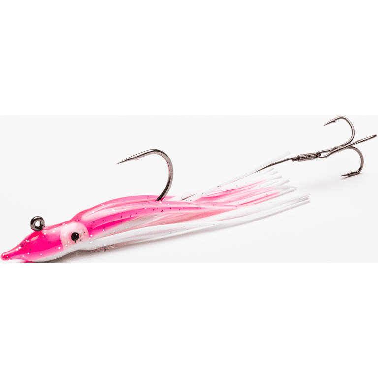 Mustad Addicted Setback Hootchie Pink White Squid Jig 1oz