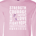 thumbnail image 4 of Inktastic Turners Syndrome Awareness Strength Courage Support Long Sleeve T-Shirt, 4 of 5