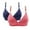 Navy, variant on Darzheoy Bras for Women No Underwire 2PC s Ladies Embroidered Glossy Comfortable Breathable Bra Underwear Bras Women Bras 45/95
