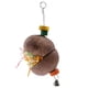 thumbnail image 1 of Coconut Shell Parrot Juguete colgante Pet Swing Toys para guacamayo Cockatoo, 1 of 9