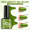 thumbnail image 4 of 6Pcs Gel Polish Set, 6 Vibrant Colors UV Gel Nail Polish Red Blue Green Christmas Gift for Women Girls, 4 of 8