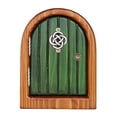 thumbnail image 2 of Puerta de hadas de duende puertas de árboles de jardín en miniatura arte de patio en miniatura esculturas de madera Hugtrwg  Para estrenar, 2 of 7