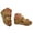 Yellow, variant on Mostsola Womens Sandals Buckle Strap Platform Cork Slippers Slip on Slides Wedge Sandals Clogs