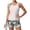 Army Green, variant on Women's Tropical Hawaiian Tankini Swimsuit Modest Tummy Control Bathing Suits Blouson Swimsuit Tankini Top and Boyshorts