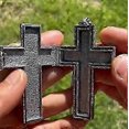 thumbnail image 3 of Squids Necklace Game,necklace with secret compartment,Cross Pendant Necklace, 3 of 4
