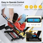 XUTUMM Powered Wheelchair, Stair Climbing Wheelchair, Mobile Stair Lifts for Seniors, Load Capacity 480lbs, Foldable