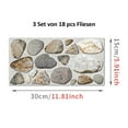 thumbnail image 2 of Unique Design Matte Pebbles Mosaic, Elegant Boundaries for Shower Floors Bathroom Remodels, 2 of 5