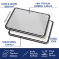 thumbnail image 2 of Tabla de cortar New England Stories Titanium 40x28 cm, 2 of 7