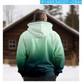 thumbnail image 5 of safuny Winter Thicken Jackets for Men Clearance Zipper Hooded Print Long Sleeve with Pocket Jacket Christmas Long Sleeve Casual Outwear Work Sports Green XXXXXXL, 5 of 8