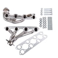 thumbnail image 5 of GELUOXI For Ford F150 F250 Bronco 1987-1996 5.8L V8 Stainless Exhaust Manifold Header + Metal Gasket, 5 of 7