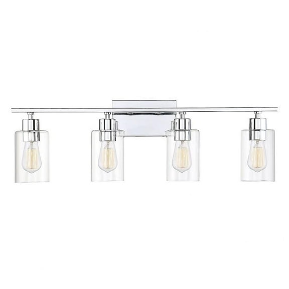 4 Light Bath Bar-Transitional Style with Contemporary and Modern Inspirations-9.75 inches Tall By 30.88 inches Wide Bailey Street Home 159-Bel-3088606