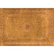 Ahgly Company Indoor Rectangle Persian Orange Traditional Area Rugs, 5' x 7'