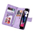 thumbnail image 5 of Case for iPhone 8 Plus/7 Plus Cover Zipper Pocket Wallet Case Magnetic Protective - Purple, 5 of 5