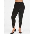 thumbnail image 3 of Leggings Talla Extra Borde Cruzado Rosegal Leggings de talla grande, 3 of 5
