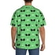 thumbnail image 3 of Fotbe alien cartoons Camisa Estampada de Manga Corta para Hombre, Casual de Verano, Estilo Playero, Sin Arrugas-Medium, 3 of 5