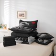 thumbnail image 6 of Feelyou Sun Sea Waves Bedding Comforter Set 7pcs, Cartoon Japanese Queen Bedding Sets, 6 of 8