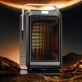 thumbnail image 3 of Calentador Eléctrico Portátil, Calentador De Espacio De Gran Angular De 90 Grados, Temporizador De 1000W, Termostato Incorporado Con Control Remoto Para Dormitorio, 3 of 7