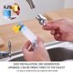 thumbnail image 5 of Boquilla Giratoria para Grifo de Cocina con Aireador Ahorrador de Agua, Cabezal Rociador Giratorio de 360°, Funda Retráctil de Pvc, Fácil Instalación para Un Control Eficiente Del Flujo., 5 of 7