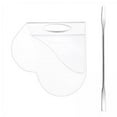 thumbnail image 1 of Bunblic 2xAcrylic Makeup Foundation Mixing Palette with Heart with , Heart with Spatula, 2 Pcs, 1 of 8
