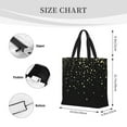thumbnail image 4 of Hirioo Star Silver Glitter for Tote Bag for Women, Quilted Shoulder Bag with Zipper, Large Capacity Handbags for Casual, Travel, Work, 4 of 9