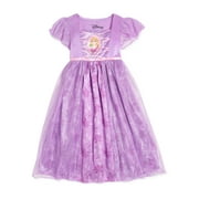 Disney Princess Rapunzel Toddler Girl Nightgown, Sizes 2T-5T