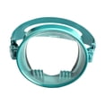 thumbnail image 2 of Máscara de buceo de una sola lente, lente transparente, sin empañamiento, vista amplia, forma ovalada, máscara de natación Verde, 2 of 8