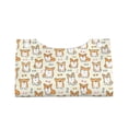 thumbnail image 4 of Lsque Cartoon Corgi Printed Long Tissue Box Cover Holder, Facial Paper Organizer Dispenser,Triangle with Bottom Belt, PVC Leather Decorative Organizer, 4 of 9