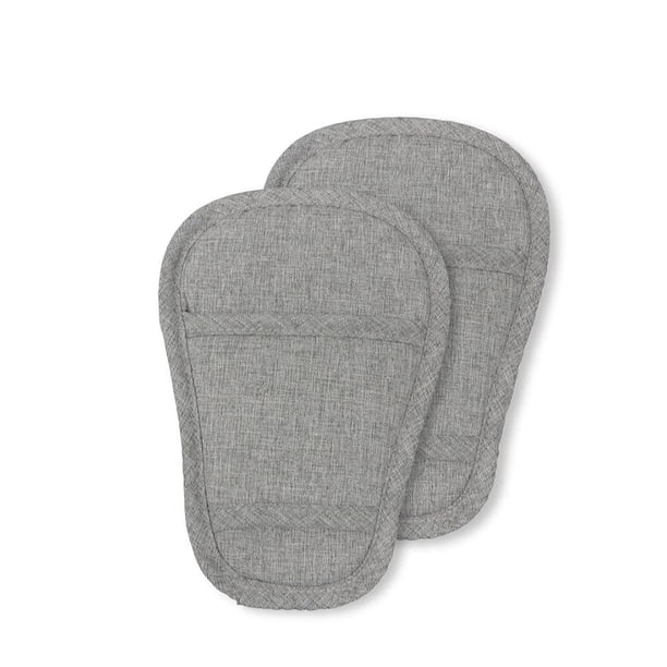 SeedFuture Cubiertas para Correas de Silla de Auto para Bebé, 2 Piezas, Gris