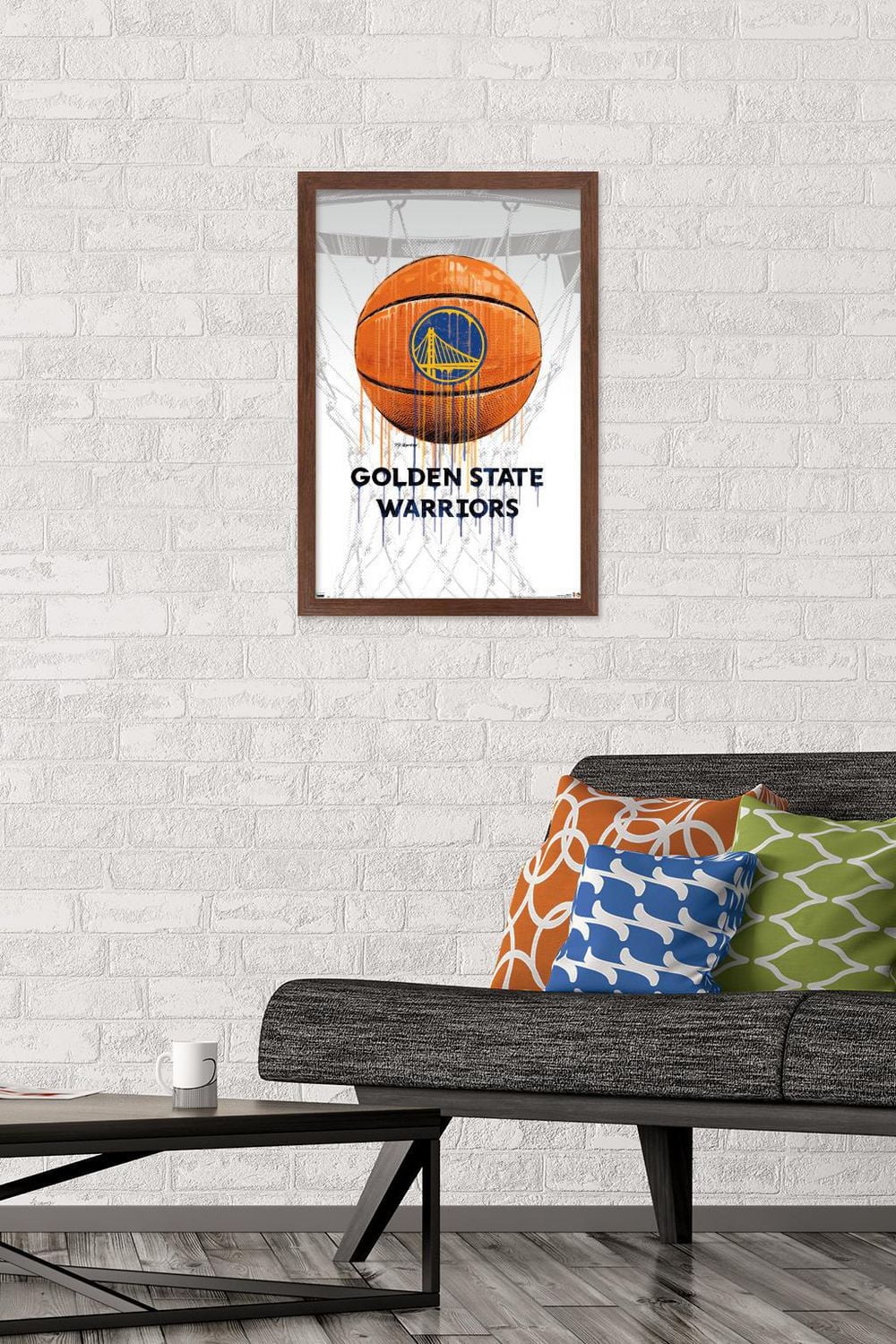 NBA Golden State Warriors - Drip Ball 20 Wall Poster