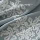 thumbnail image 5 of Granjero Gordo Cortina aislante ajustable con tiras bordadas, ideal para ventanas pequeñas con ojal para barra, 1 panel (99 x 140 cm, gris), 5 of 5