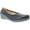 Navy, variant on Propet Womens Yara Leather Slip On Wedge Heels