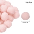 thumbnail image 2 of Uxcell Pom Felt Balls Felting Fabric 0.79" Light Pink for Crafts DIY Pack of 100, 2 of 7