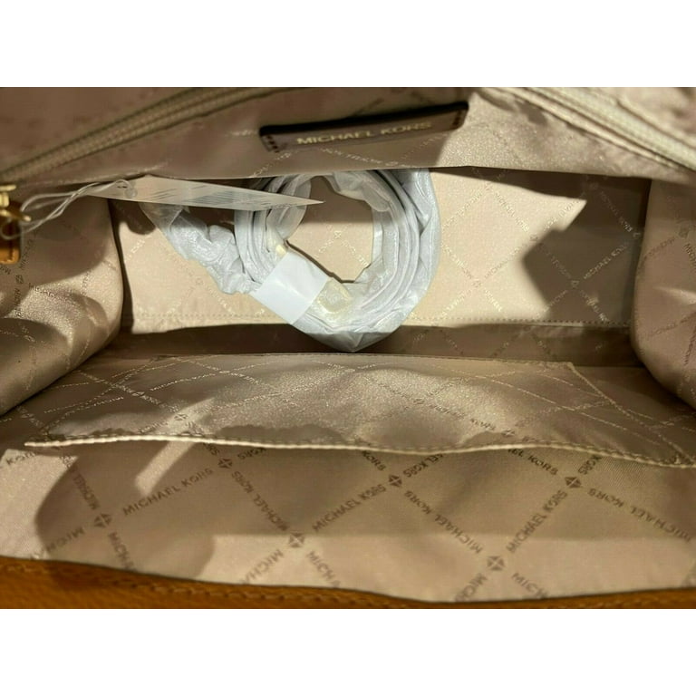 Michael Kors Hamilton Brown Leather Large Satchel / Shoulder Bag W Lock and  Key
