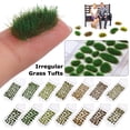 thumbnail image 6 of Toy Miniature Plant Scenery Model Sand Table Layout Simulation Wargame Scenery Irregular Grass Tufts Artificial Flower Cluster SMALL TYPE 1, 6 of 8