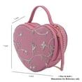 thumbnail image 7 of Cute Pink Heart Purse for Women, Faux Leather Heart Shaped Crossbody Bags, Zipper Closure Shoulder Aesthetic Bag Birthday Christmas Gifts, 7 of 7