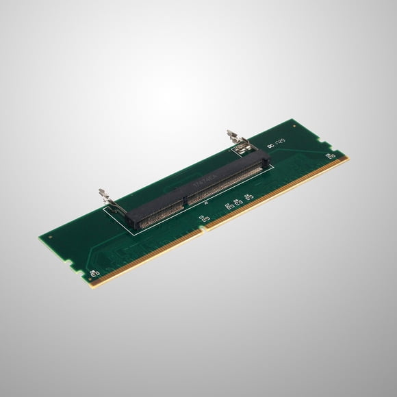 VERDANVERSE 1Pack Memory Adapter Dark Green Plastic Metal Computer Upgrade Pin Sodimm for Laptop and Desktop