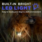 Dog Training Collar, Rechargeable Shock Collars for Dogs with Security Lock, Beep, Vibration and Shock, 2600ft Remote Range with Light