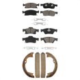 thumbnail image 1 of Transit Auto Front Rear Ceramic Brake Pads and Parking Shoes Kit for Car Dodge Durango Jeep Grand Cherokee WK KCN-100099, 1 of 11