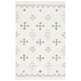 thumbnail image 2 of SAFAVIEH Casablanca Loew Diamond Area Rug, Ivory/Black, 5' x 8', 2 of 11