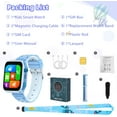 thumbnail image 6 of TOPCHANCES 4G Kids Smart Watch, Kids Cell Phone Watch with GPS Tracker, 2-way Calling, SMS, Voice, Video, Face Unlock Function, Touch Screen Smart Watch for Boys Girls 3-15 (Blue), 6 of 9
