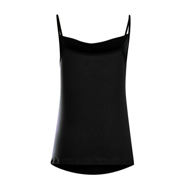 Women Ladies Solid Sleeveless V-neck Pullover Vest Tank Tops