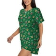 thumbnail image 2 of Xecao Milk Tea print Swimsuit for women, Summer-ready, sporty style.Quick-dry fabric. Many sizes & colors., 2 of 9