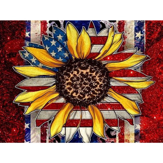 5D DIY Nacional Girasol 40x30cm