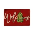 thumbnail image 2 of Christmas Absorbent Floor Mat for Kitchen and Bathroom | Non-Slip Entryway and Indoor Doormat | Decorative Holiday Rug for Living Room, Bedroom, and Doorway | Soft Polyester Home Mat, 2 of 6