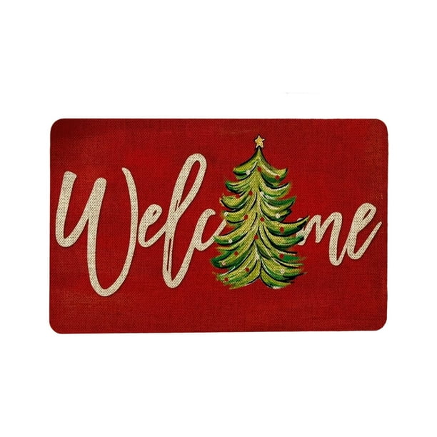 Yhmxh Alfombrillas de baño para baño Alfombra de baño Tapete navideño absorbente para cocina y baño Decoración del baño