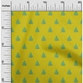 thumbnail image 1 of oneOone Organic Cotton Poplin Twill Fabric Floral Block Printed Fabric 1 Yard 42 Inch Wide, 1 of 4