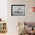 thumbnail image 3 of Historic Framed Print, U.S.S. Iowa, view of forward turret and bridge, 17-7/8" x 21-7/8", 3 of 9