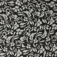 thumbnail image 3 of Zelouf La Fleur Petal Jacquard  , Sewing, DIY, Crafts Fabric by the Yard, Black/ash, 3 Yard, 3 of 3
