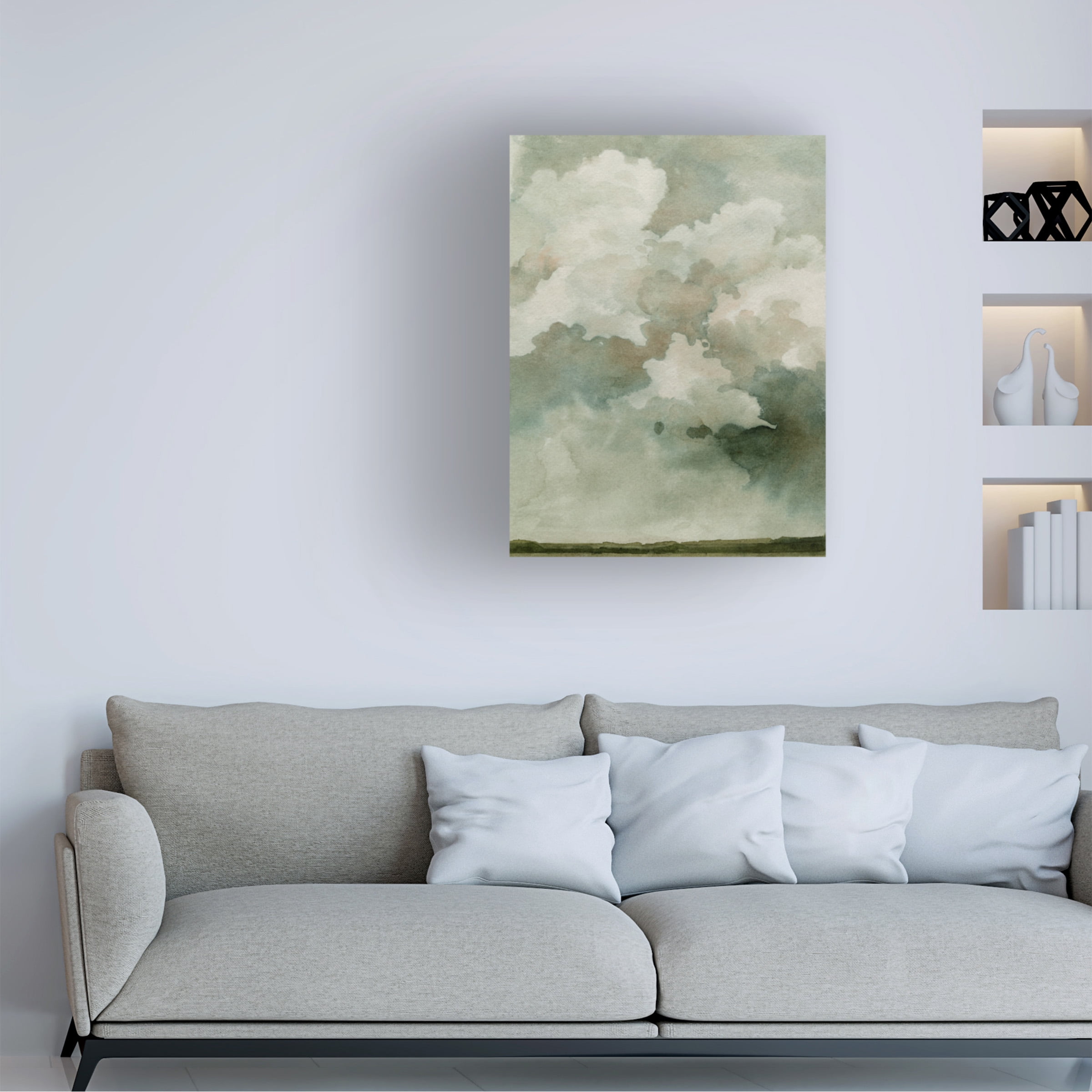 Emma Caroline 'Coming Rain I' Canvas Art